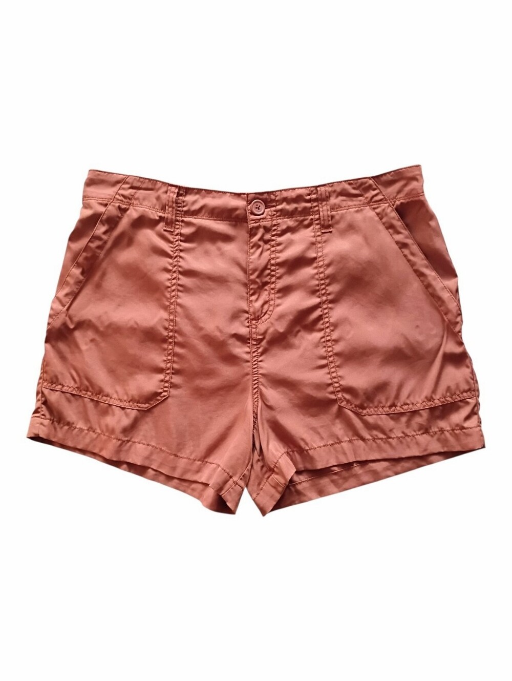 SOCIAL STANDARD by Sanctuary Shorts Rust Orange Lightweight LARGE